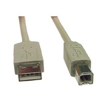 DELTACO USB 2.0 kabel Typ A hane - Typ B hane 0,5m (USB-205)