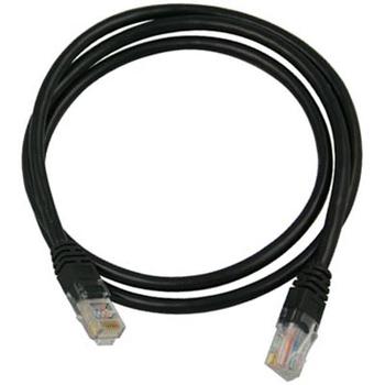 DELTACO UTP Cat.6 patchkabel 0.5m, svart (TP-60S)