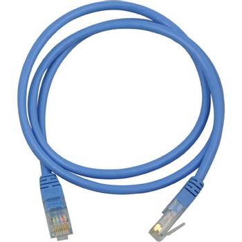 DELTACO U / UTP Cat5e patch cable 0.5m, blue (B05-TP)