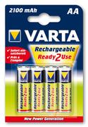VARTA AA/2100MAH 4-p Ready2use  Batteri