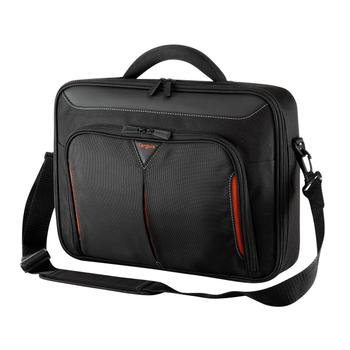 TARGUS Classic+ 15-15.6" Clamshell Laptop Bag - Black/Red (CN415EU)