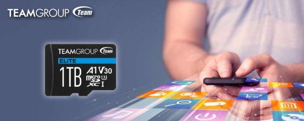 TEAM ELITE A1 - 1 TB - microSDXC 2 (TEAUSDX1TIV30A103)