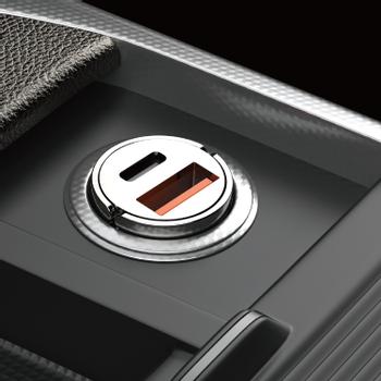 DUDAO R3MAX PD 30W +QC Fast Car Charge USB TYPE C 48W Car Charger Support (R3MAX)