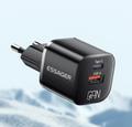 ESSAGER 20W GaN PD 3.0 / QC 3.0 svart Laddare