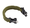 MILRAB Survival Bracelet m/ Fire Starter - Armband - Olivgrön (MRABBRFS-OD)