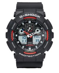 CASIO G-Shock GA-100 - Klockor - Svart/Röd