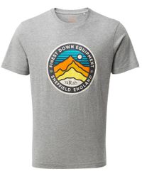 Rab Stance 3 Peaks - T-shirt - Grey Marl (QCA-98-GM)