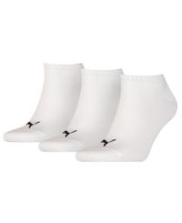 Puma Sneaker 3-Pack - Strumpor - White