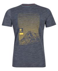 Mammut Alnasca - T-shirt - Peacoat Melange (1017-01770-50126)