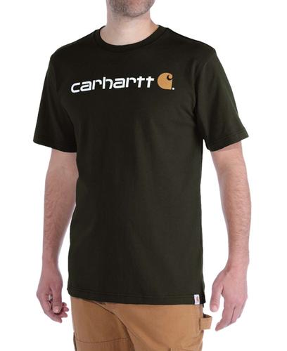 Carhartt Core Logo - T-shirt - Peat (103361306)