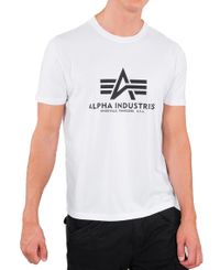 Alpha Industries Basic T - T-shirt - Vit (100501-09)
