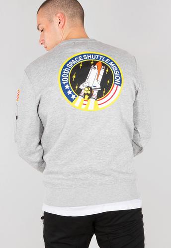 Alpha Industries Space Shuttle - Tröja - Grey Heather (178307-17)