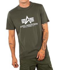 Alpha Industries Basic T - T-shirt - Dark Olive (100501-142)