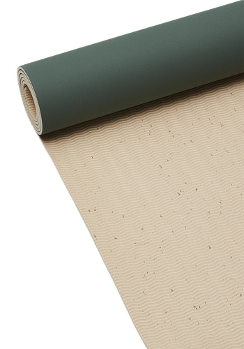 Casall Yoga Mat Grip&Bamboo 5mm - Matte - Grön (56102-435)