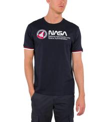 Alpha Industries NASA Retro - T-shirt - Blå (128512-07)