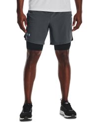 Under Armour Launch SW 7'' 2N1 - Shorts - Pitch Gray