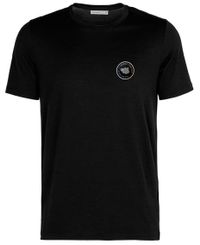 Icebreaker Mens Tech Lite Crewe Nomad Forever - T-shirt - Svart (IB1053940011)
