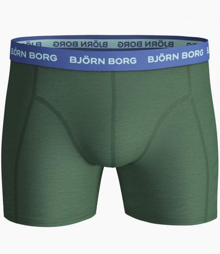 Björn Borg Seasonal Solid Sammy 5pk - Boxershorts - Frosty Spruce (2111-1156-81501)