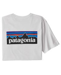 Patagonia M's P-6 Logo Responsibili - T-shirt - Vit (P38504-WHI)