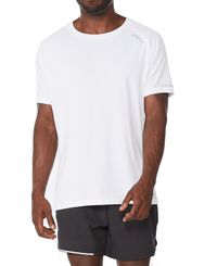 2XU Aero Tee - T-shirt - White/ Silver Reflective (MR6557a-WH)