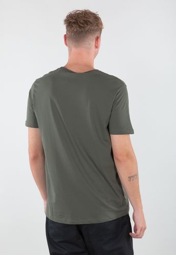 Alpha Industries Alpha Label T - T-shirt - Dark Green (118502-142)