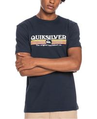 Quiksilver Lined up - T-shirt - Navy Blazer