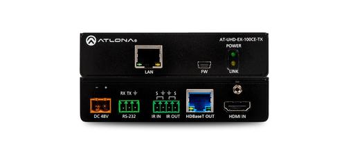 Atlona 4K/UHD 100m HDBaseT TX ONLY with Ethernet, Control and PoE (AT-UHD-EX-100CE-TX)
