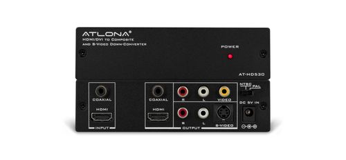Atlona - HDMI/DVI to Composite and S-Video Down-Converter (AT-HD530-B-stock)