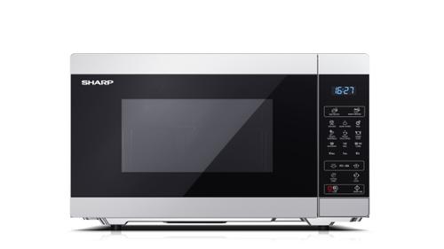 SHARP YC-MG51U-S 25L 900W Digital Touch Control Microwave with 1000W Grill - Silver (YC-MG51U-S)