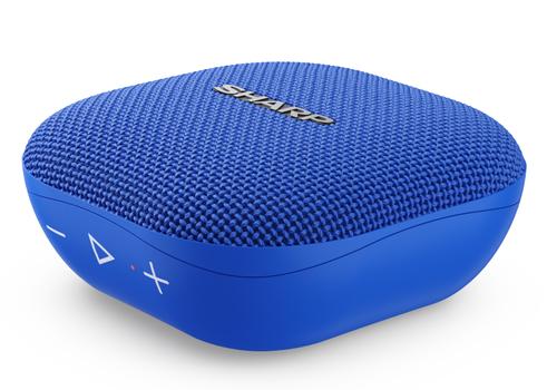 SHARP GX-BT60(BL) Portable Bluetooth Speaker with 13 Hours Play Time, IP67 waterproof & Voice Assistant – Blue (GX-BT60(BL))