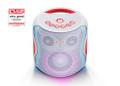 SHARP PS-919(WH) 130W Compact Portable Party Speaker with Built-in Rechargeable Battery, Multi-colour Disco Lights, USB Playback & True Wireless Stereo - White (PS-919(WH))