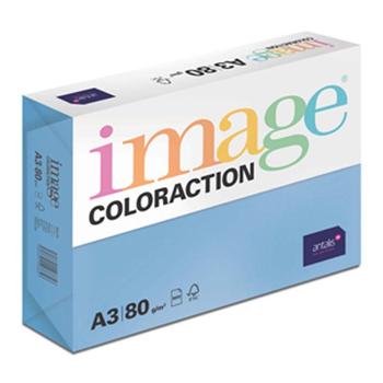 ANTALIS IMAGE COLORACTION MID BLUE (MALTA) A3 80GM2 FSC - Box = 2,500 sheets (610917X)