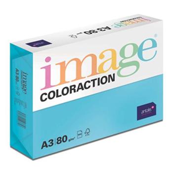 ANTALIS IMAGE COLORACTION DEEP TURQUOISE (LISBON) A3 80GM2 FSC - Box = 2,500 sheets (610964X)