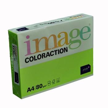 ANTALIS IMAGE COLORACTION NEON GREEN (RIO) A4 80GM2 FSC - Box = 2,500 sheets (611041X)