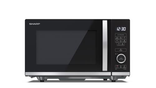 SHARP YC-QS204AU-B 20L Solo Jog Dial Flatbed Microwave (YC-QS204AU-B)