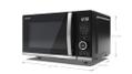 SHARP YC-QS204AU-B 20L Solo Jog Dial Flatbed Microwave (YC-QS204AU-B)