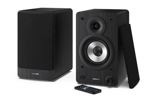 SHARP CP-SS30(BK) Bookshelf speakers - Black (CP-SS30(BK))