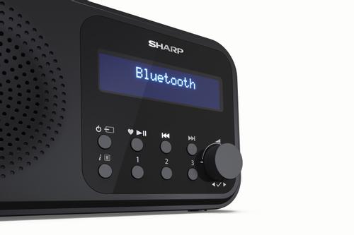 SHARP DR-P420(BK) Tokyo portable radio - Midnight Black (DR-P420(BK))