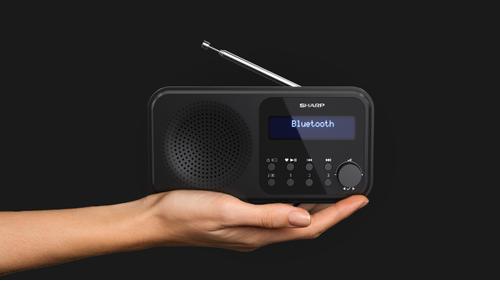 SHARP DR-P420(BK) Tokyo portable radio - Midnight Black (DR-P420(BK))
