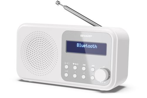 SHARP DR-P420(WH) Tokyo portable radio - Snowy White (DR-P420(WH))
