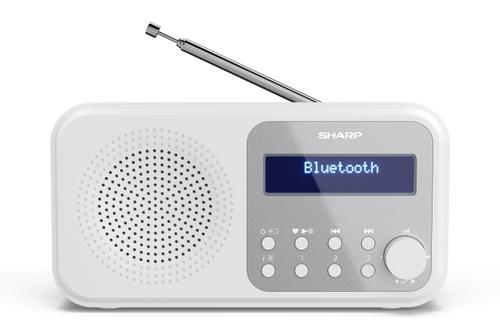 SHARP DR-P420(WH) Tokyo portable radio - Snowy White (DR-P420(WH))