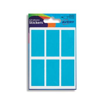 AVERY RECT Label Bright Blue (32-224)