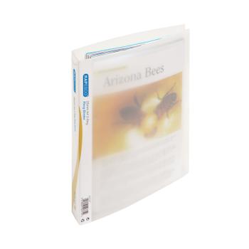 Rapesco Ring Binder Polypropylene 2 O-Ring A4 25mm Rings Bright Transparent Clear (Pack 10) - 715 (0715)