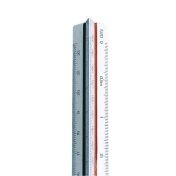 LINEX Triangular Scale Ruler 1:1-500 30cm White LXH 312 (LXH 312)