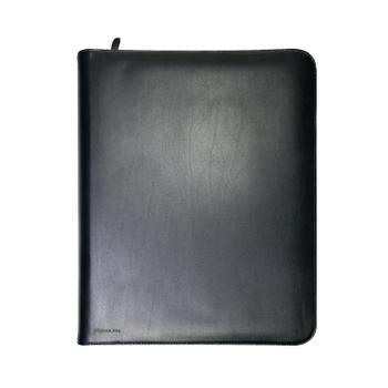 MONOLITH A4 Conference Folder Zipped Leather Black 2924 (2924)