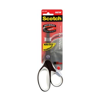 SCOTCH Titanium Non-Stick Scissors 200mm Black 7000034001 (1468TNSM)