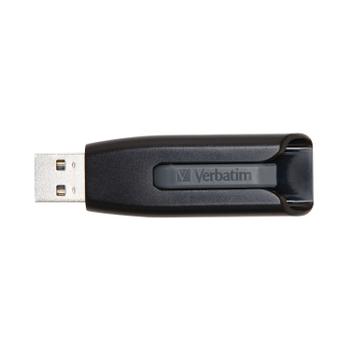 VERBATIM Store n Go V3 USB 3.0 Flash Drive 64GB Black 49174 (49174)