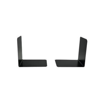 Unbranded Metal Bookends Heavy Duty W140xD140mm Black (Pack of 2) 0441102 (0441102)