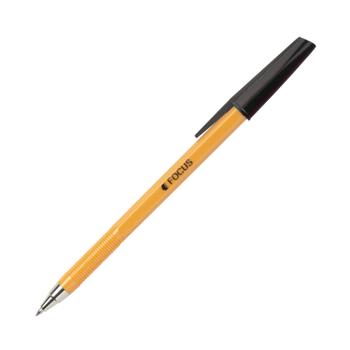 Unbranded Focus Ball Point Pen Fine Black (Pack of 50) 864101 (864101)