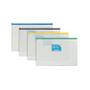 SUNDRY Zip Bags Plastic Clear A4 (Pack of 12) 300500